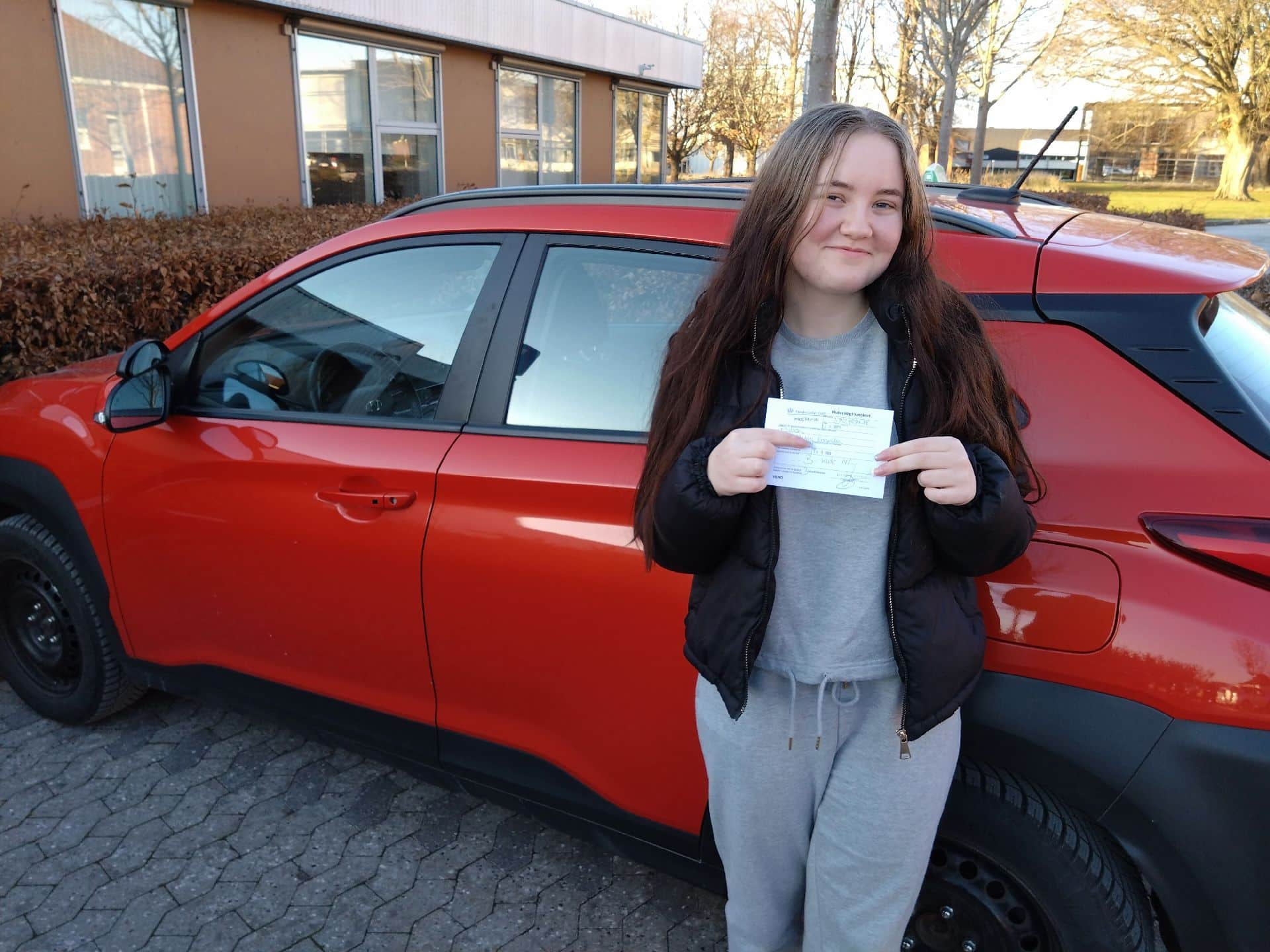 Så fik Fie Helene Enevoldsen Pedersen også et kørekort vi siger tillykke med kørekortet 🎉🎊🎉